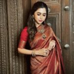 Aarthi Instagram – The saree I wear maybe traditional, 
But I am six yards ahead of my time ♥️