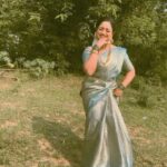 Aashika Padukone Instagram - Posting blooper cuz no time for another take😜 #trend #aali #maharashtra #instatrending #blooper Saree: @rrs_online_wear