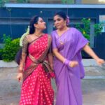 Aashika Padukone Instagram – Shoot gap la oru step podlamee @saira._.821 
#talapathyvijay #leo #tamil #tollywood #dance #teenmaar