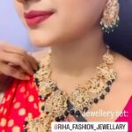 Aashika Padukone Instagram – Beautiful jewellery by @riha_fashion_jewellary