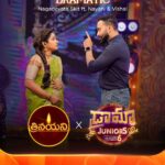 Aashika Padukone Instagram – Don’t Miss Out This Roller Coaster Of Emotions 🥲🥲 Nagadevatha Skit ft. Nayani & Vishal will be a memorable one!
Watch #DramaJuniorsSeason6 This Sunday At 9 PM On #ZeeTelugu 

#DramaJuniors #DJ6 #DJSeason6 #AadivaramAdaragodadamwithDramaJuniors #SundayDramaFix 

@im_chandugowda @ashikapadukone_official @shreyanshuka37617