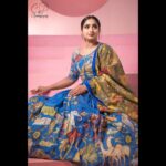Aashika Padukone Instagram - 💙 PC: @sa7_photography MUA: @brunda_mua Hairby: @hairstyle_sowmya Designer: @lasyareddyarts Location: @studio.romeojuliet Studio romeo juliet