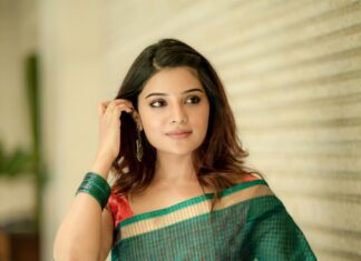 Aathmika Instagram - Let whoever think whatever!!! #kannainambhathe promotions Clicked - @camerasenthil Saree - Self purchase Blouse creative - @kaavyareddycouturestudio