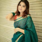 Aathmika Instagram - Let whoever think whatever!!! #kannainambhathe promotions Clicked - @camerasenthil Saree - Self purchase Blouse creative - @kaavyareddycouturestudio