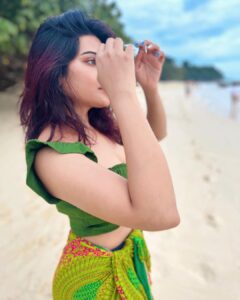 Aathmika Instagram - Lost in paradise 🏝 🌊 💫
#sunset