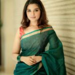 Aathmika Instagram - Let whoever think whatever!!! #kannainambhathe promotions Clicked - @camerasenthil Saree - Self purchase Blouse creative - @kaavyareddycouturestudio