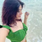 Aathmika Instagram – Lost in paradise 🏝 🌊 💫
#sunset