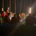 Aathmika Instagram - After sulking in work for ages, I couldn’t resist to say no to my friend @deepa_rahmaniac for inviting me to a new experience concert! First and foremost kudos to the thought process for such amazing initiative by @themadrascommune Lovely evening spent by the backwaters on a full moon evening and an amazing performance by @sundarmaalavika and Band! Sweet and nostalgic renditions ❤️🫶🏼 The slight drizzle was an icing on the cake 🍰 Now don’t keep kannu Once in a while only I’ll have this fun’u 👹👹👹