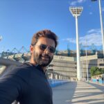 Abijeet Duddala Instagram - What a day.. #AusOpen Olympic Boulevard