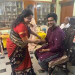 Abijeet Duddala Instagram – Raksha Bandhan 🙂 May the bonds between brothers and sisters only strengthen with time.. God Bless. 

#happy #rakhi #rakshabandhan #sisters #family