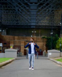 Abijeet Duddala Instagram - Sydneysider.. almost 👀

PC 📸 @anurag_kakara 

#portraits #streetphotography