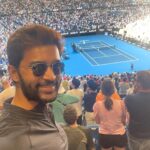 Abijeet Duddala Instagram - What a day.. #AusOpen Olympic Boulevard