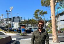 Abijeet Duddala Instagram - Grand Slammed !! #australianopen #tennis #melbourne Rod Laver Arena