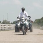 Abijeet Duddala Instagram - I may look like a lone wolf, but the pack is always close behind me .. #sendit #thisishowwedoit #rolling #motorcycle #overland #adventure #backup