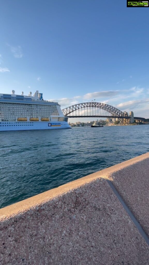 Abijeet Duddala Instagram - Easy... Good days ♥️ #sydney #PrimeReels Sydney Harbour Bridge