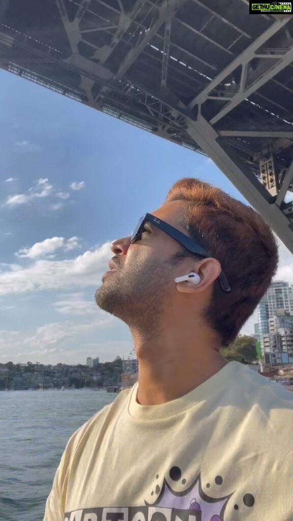 Abijeet Duddala Instagram - What are you doing in my laboratory 🌆 #PrimeReels Darling Harbour, Sydney
