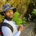 Abijeet Duddala Instagram - Hi, it's Indian Jones.. Can someone ship me a whip? Desi Laati will also do. Nice hike pole jugaad.. #hike #bluemountains #trail #wilderness #nature Grand Canyon Hike - Blue Mountains Nsw