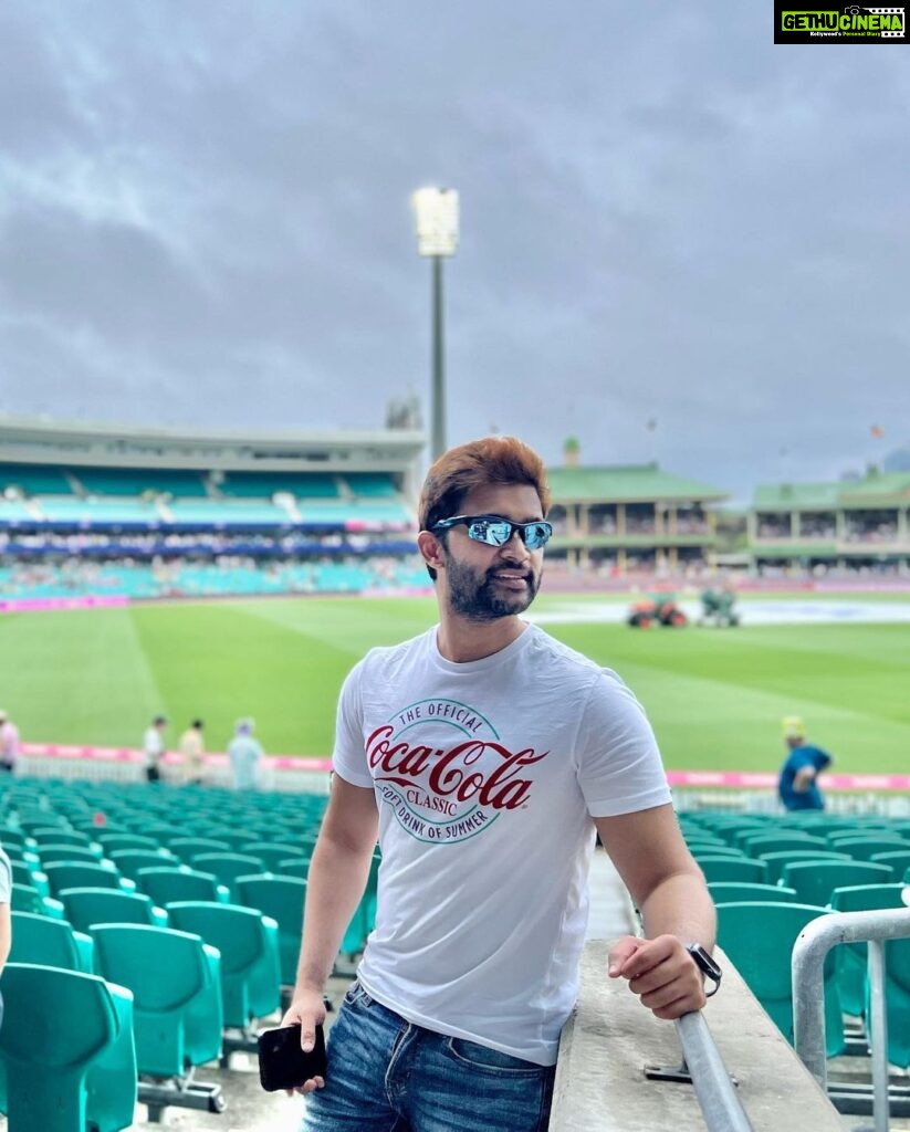 Abijeet Duddala Instagram - English weather down under #scg #sydneycricketground Sydney Cricket Ground (SCG)