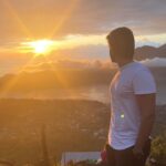 Abijeet Duddala Instagram - Gotta do this again! ⛰🚶🏻‍♂️🥾 Climbing all this up in the dark was so lit 🔥 #flashbackfriday #friyay #hike #latergram #bali #nature #morning Mount Batur, Bali