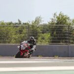Abijeet Duddala Instagram - Shoutout to @ducatinsa for letting me ride this animal at a trackday last year. Can't wait to get back to it this winter! The Buddh International Circuit is one of the few circuits that can actually stretch the Panigale V4s legs.. I think I need to get a track specific motorcycle 💥 Excited for the BharatGP later this month. Happy to see Dorna and the Indian Government working together to finally make #MotoGP happen in one of the biggest motorcycle markets in the world, India. 🔥 #Moto #race #motorcycle #trackday #panigalev4 #ducati