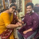 Abijeet Duddala Instagram - Raksha Bandhan 🙂 May the bonds between brothers and sisters only strengthen with time.. God Bless. #happy #rakhi #rakshabandhan #sisters #family