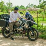 Abijeet Duddala Instagram - Is it me or does it feel like summer right now? #pitstop #motorcycle #adventure #potd