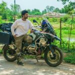 Abijeet Duddala Instagram - Is it me or does it feel like summer right now? #pitstop #motorcycle #adventure #potd