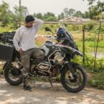 Abijeet Duddala Instagram - Is it me or does it feel like summer right now? #pitstop #motorcycle #adventure #potd