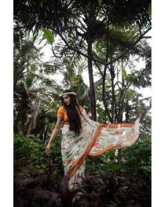 Adah Sharma Instagram - This year I'm happy I'm in a position to be able to use my voice for handlooms ❤️ I'm fortunate to be closely associated with the handloom industry ❤️ Personally also, I always try to use sustainable fabrics in daily life. Photographer @pankaj_anand_photographer Styled by @stylebyami Wearing @madhurya_creations Hair @snehal_uk My @prajaktideshmukh ❤️ The saree is a beautiful khadi jamdani called “enchanted forest” Handwoven in the quaint villages near Vishakapatnam