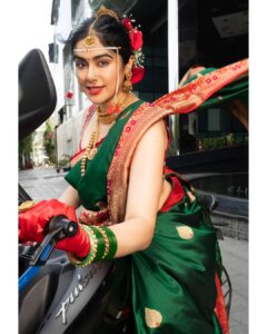 Adah Sharma Instagram - Jaanaa Kahan hai? 🙃🏍️
From the Runaway Bride series 
Magazine: Wedding Affair @weddingaffairofficial @weddingaffairindia

Cover Star:  Adah Sharma @adah_ki_adah

Stylist: @juhi.ali
Photographer: @zackfenwick23
Make-up: @kanika_arrora
Hair: @snehal_uk
Saree: @kalkifashion
Jewellery: @kushalsfashionjewellery
@tadaccessories @rubans.in
Footwear: @worldofanaar
Location: @hotel_saharastar by: @volokal
Cinematographer: @chalchitrakar
Artist Publicist  @shimmerentertainment
Artist bodyguard @jagats38
Co-ordinated by: @nadiiaamalik

#adahsharma #adahkiadah #adah_ki_adah #weddingaffair #weddingaffairindia #weddingaffairofficial #weddingaffairmagazine #marathi #marathiwedding #marathiweddings #100YearsOfAdahSharma #adahsharma