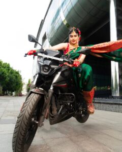 Adah Sharma Instagram - Jaanaa Kahan hai? 🙃🏍️
From the Runaway Bride series 
Magazine: Wedding Affair @weddingaffairofficial @weddingaffairindia

Cover Star:  Adah Sharma @adah_ki_adah

Stylist: @juhi.ali
Photographer: @zackfenwick23
Make-up: @kanika_arrora
Hair: @snehal_uk
Saree: @kalkifashion
Jewellery: @kushalsfashionjewellery
@tadaccessories @rubans.in
Footwear: @worldofanaar
Location: @hotel_saharastar by: @volokal
Cinematographer: @chalchitrakar
Artist Publicist  @shimmerentertainment
Artist bodyguard @jagats38
Co-ordinated by: @nadiiaamalik

#adahsharma #adahkiadah #adah_ki_adah #weddingaffair #weddingaffairindia #weddingaffairofficial #weddingaffairmagazine #marathi #marathiwedding #marathiweddings #100YearsOfAdahSharma #adahsharma