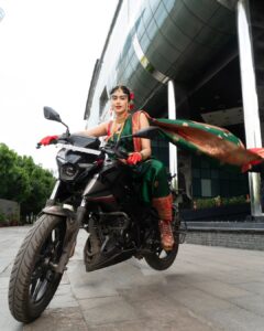 Adah Sharma Instagram - Jaanaa Kahan hai? 🙃🏍️
From the Runaway Bride series 
Magazine: Wedding Affair @weddingaffairofficial @weddingaffairindia

Cover Star:  Adah Sharma @adah_ki_adah

Stylist: @juhi.ali
Photographer: @zackfenwick23
Make-up: @kanika_arrora
Hair: @snehal_uk
Saree: @kalkifashion
Jewellery: @kushalsfashionjewellery
@tadaccessories @rubans.in
Footwear: @worldofanaar
Location: @hotel_saharastar by: @volokal
Cinematographer: @chalchitrakar
Artist Publicist  @shimmerentertainment
Artist bodyguard @jagats38
Co-ordinated by: @nadiiaamalik

#adahsharma #adahkiadah #adah_ki_adah #weddingaffair #weddingaffairindia #weddingaffairofficial #weddingaffairmagazine #marathi #marathiwedding #marathiweddings #100YearsOfAdahSharma #adahsharma