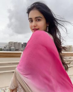 Adah Sharma Instagram - Gone with the wind …. 
Before we won awards we did pictures on the terrace in the morning (there was so much wind the sleeves flew away by the time I reached the award event 😅)
💁@snehal_uk
💃@juhi.ali
@neeta_lulla @houseofneetalulla
@kushalsfashionjewellery
💨
💨
💨
P.S. didn't want to ruin my heels in the rain toh nagey pair did pics . But you know what happened to the heels anyway 👀
#100YearsOfAdahSharma #adahsharma