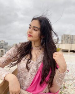 Adah Sharma Instagram - Gone with the wind …. 
Before we won awards we did pictures on the terrace in the morning (there was so much wind the sleeves flew away by the time I reached the award event 😅)
💁@snehal_uk
💃@juhi.ali
@neeta_lulla @houseofneetalulla
@kushalsfashionjewellery
💨
💨
💨
P.S. didn't want to ruin my heels in the rain toh nagey pair did pics . But you know what happened to the heels anyway 👀
#100YearsOfAdahSharma #adahsharma