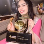 Adah Sharma Instagram - Iconic breakthrough performance of the year 😍 First set of awards for #TheKeralaStory ! @middayindia thank you for being as brave as the audience and publicly showing your love ! Audience aapko bahut bahut badhai . I accepted the award on behalf of every single person who went and watched our movie last night ! ❤️😍 . . . The second pic is a continuity pic from The Kerala Story shoot The fourth is my lovely photoshop skills 🤣 Pic 5 the audience is my fav pic ever !! 7 is Sudipto sirs photography 8 my heel broke on the red carpet ! HeelSss both broke ! And the last pic is the wind playing the lead role yesterday while we tried to do pictures Got some ‘hair raising’ pics …literally #adahsharma #100yearsOfAdahSharma