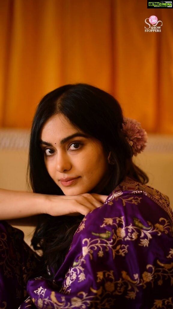 Adah Sharma Instagram - Actor Adah Sharma exclusively shoots with us for National Handloom Day, draped in a beautiful heritage Banarasi saree by @indyloom_india. “Handloom can kill fast fashion with grace. It can inspire people across the world to embrace sustainable fashion,” says Adah. Sharma has always believed in mindful fashion. “I don’t wear anything that is animal derived. Even in films, I don’t wear leather jackets or belts. I go for vegan alternatives for the sake of our planet. I think it’s criminal to live otherwise. So, naturally, I’m inclined towards handloom because it is a sustainable, eco-conscious choice,” she says. Concept & styling: @sharaashraf Production: @soumyavajpayee16 Video: @tanya.agarwall_ Video editing: @_thestillframe_ Location: ITC Maratha, Mumbai (@itcmaratha) Hair and Makeup: @snehal_uk Jewellery: Sahai Amber Pariddi (@sahai_ambar_pariddi) Coordination: @shimmerentertainment