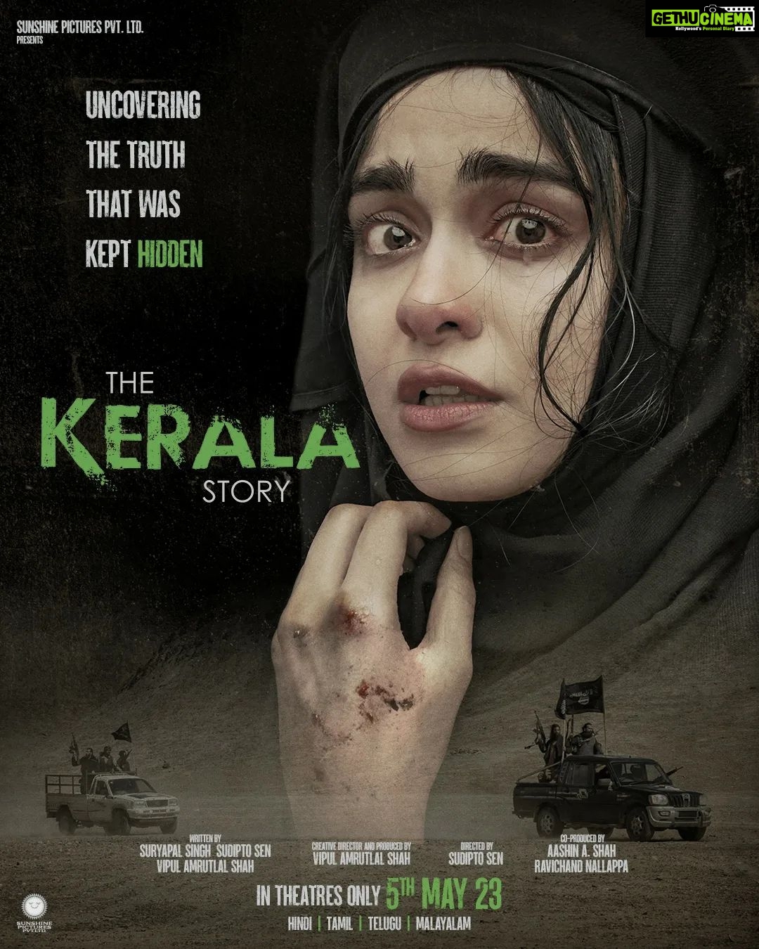 Adah Sharma Instagram - #TheKeralaStory in cinemas on 5th May. From Freedom to Fear From Smiles to Silence From Innocence to Terrorism Uncovering the Truth that they want to hide. Trailer Out tomorrow #VipulAmrutlalShah @sudipto_sen @aashin_shah @sunshinepicturesofficial @devadarshnichetan @adah_ki_adah @iyogitabihani @soniabalani9 @siddhi_idnani @aka.vijaykrishna @pranaypachauri @pranavmisshra #SunshinePictures