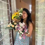 Aditi Balan Instagram - Flowers be the best gift for birthday. Thank you so much 💛