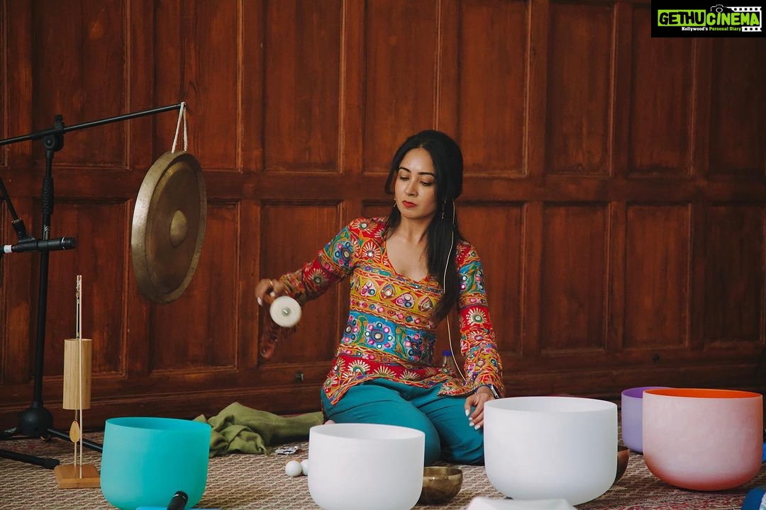 Aditi Chengappa Instagram - It was an incredible experience conducting workshops at the Namaste Berlin event presented by @thetagorecentre, Embassy of India, Berlin in collaboration with @kultursommerfestival.berlin The Sound Therapy session felt magical at the very special venue- St Elizabeth Kirche, and saw a large group of people swiftly fall into a deep state of meditation. This was followed by a fun-filled, energetic children's yoga workshop for the most adorable set of students i've ever taught! photos by @rishabh_cha . : : #indiansinberlin #indiaingermany #expatsinberlin #berlinevents #exploreberlin #namasteberlin #yogateachers #yogapractice #childrensyoga #soundtherapy Berlin, Germany