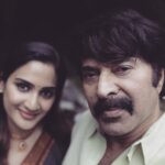 Aditi Ravi Instagram - you are pretty much my most favourite of all time 😊 happiest birthday ever mammooka 🫶🏻 @mammootty sir