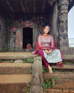 Aditi Ravi Instagram - ✨

📸 @raakz.ashraa 
#saravanjapeedam #🙏