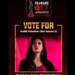 Aditi Sudhir Pohankar Instagram - Hello my lovely family ! I just want to say - Thank You, for all the love and appreciation that you all gave me this year, it was a very difficult year for me as my father was unwell and eventually I lost him, So what kept me going with the performance? It was all you guys, because there are no excuses for anything ever. So I kept going and the strength I got was from the love you all gave me in the first season. Life is eventually a journey and we all are going to meet again, sometime somewhere till then keep showering your love! I have won my award - with every msg I read on my DM, I feel so amazing, so thank you again ! Thank you @filmfare for the nominations for both my series - both the characters are so close to me ! Show your love for Bhumi and Pammi if you feel like - the link is below ! https://www.instagram.com/p/Cl08Y1RJu6C/?igshid=Zjc2ZTc4Nzk=