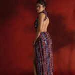 Aditi Sudhir Pohankar Instagram - Diffusing the rain. Wearing @manishmalhotra05 . Thank you for picking this one for me MM, Love it ! . . . . . Photographer @vaibhav.photographyyy Make up @sneharodricks Styling @stylebyrashmeet Hair @hairbysejal Jewellery @the_jewel_gallery