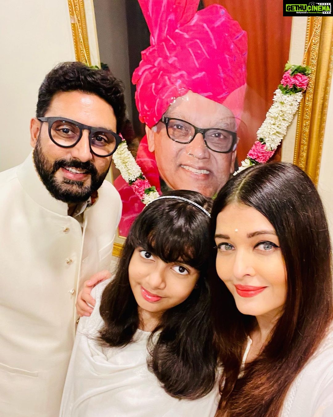 Aishwarya Rai Instagram - β¨πβ€οΈLOVE YOU ETERNALLY, Daddyyy- Ajjaaaβ£οΈπ₯°ππππππ€π§Ώπβ¨