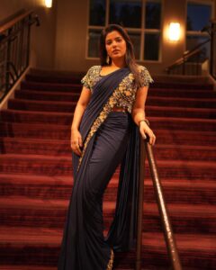 Aishwarya Rajesh Instagram - It was wonderful to attend Fetna Tamil sangam #sacramento #Day1 
Makeup and hair style @sugarglam_muah 
Photography @storiesbyrampalli 😊