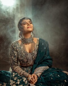 Aishwarya Rajesh Instagram - Soul full of Sunshine ❤️ 
Photography @murlee_photography 
Makeup @ananthmakeup 
Styling @soigne_official_ 
Wearing @rajarani_couture 
Jewelry @anthajewels 
Hair @loki_makeupartist 
Studio @arangaa.space