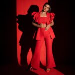 Aishwarya Rajesh Instagram - When in doubt , Wear Red ❤️ Photography @murlee_photography Styling @soigne_official_ Outfit @papzclothing Makeup @ananthmakeup Hairstyle @loki_makeupartist Studio @arangaa.space