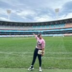 Aishwarya Rajesh Instagram - What a massive stadium #MCG #Mcg 😍 Melbourne Cricket Ground (MCG)