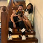 Aishwarya Sakhuja Instagram - ☯️ #aishwaryasakhuja #rohitnag #floki #hippie #floki& Hippi #shichi #dogslover #dogsofinstagram #kids #familytime