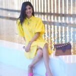 Aishwarya Sakhuja Instagram – 🌻
.
.
#yellow #sunshine #tuesdayvibes #goodvibes #fashiongram #aishwaryasakhuja
